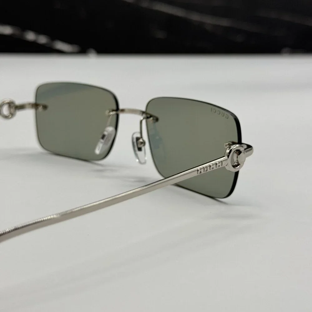 NEW GUCCI SILVER UNISEX SUNGLASSES GUCCI GG1703S 002